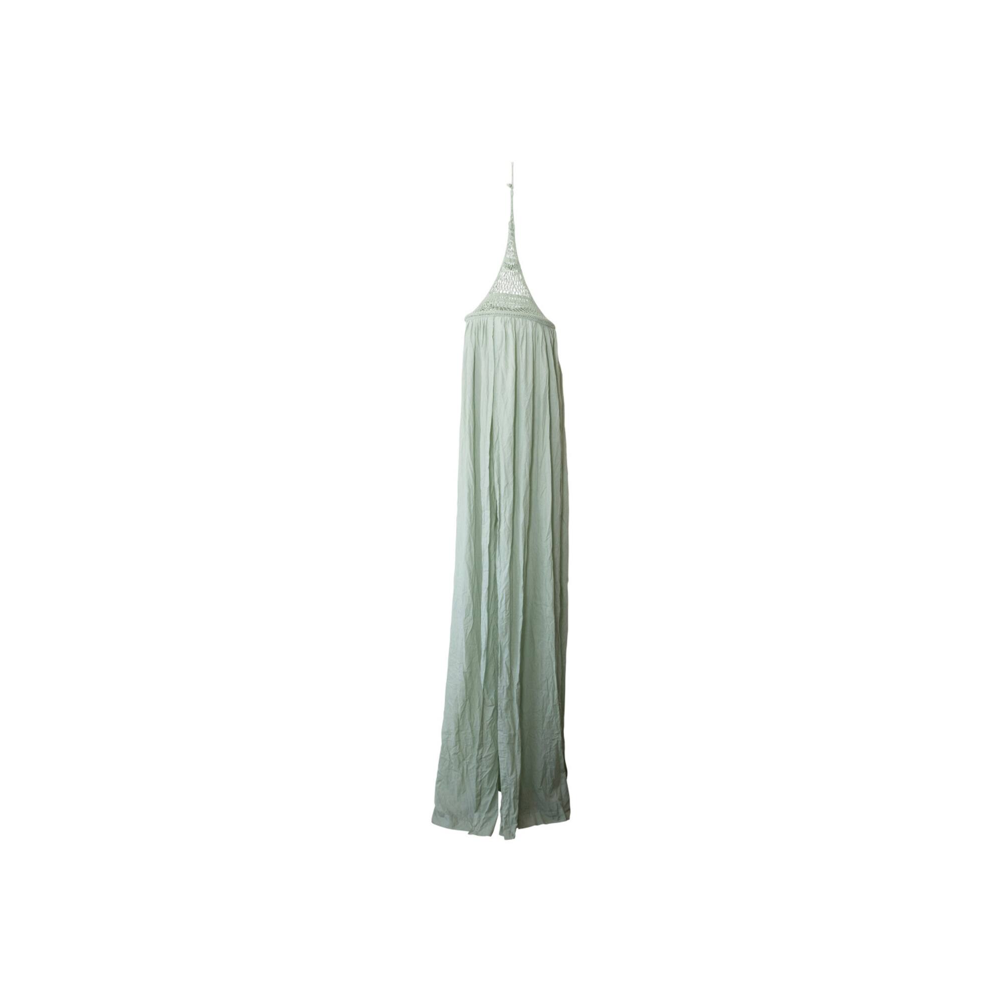 Hello Honey® Mint Hand-Woven Cotton Crocheted Canopy